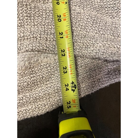 M Gray White Textured Mock Neck Long Sleeve Pullover Sweater Sz XL - Picture 8 of 10